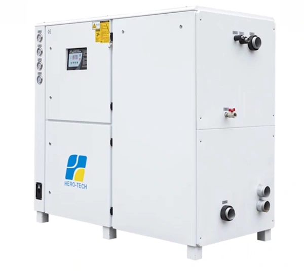 مبرد بالمياه مع ضاغط حلزوني 