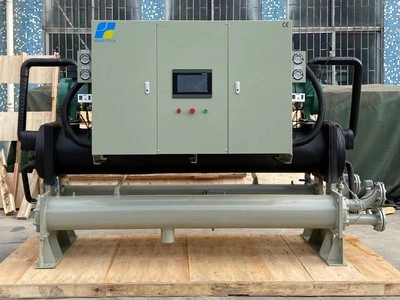 مبرد بالمياه مع ضاغط لولبي