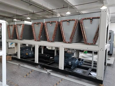 مبرد بالهواء مع ضاغط لولبي