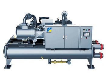 مبرد مع ضاغط حلزوني بتقنية الغشاء الساقط