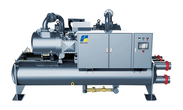 مبرد مع ضاغط حلزوني بتقنية الغشاء الساقط