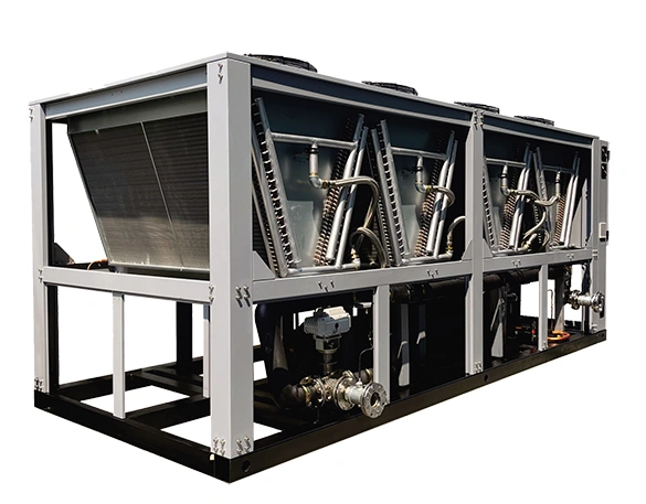 مبرد مع ضاغط لولبي بنظام التبريد الحر