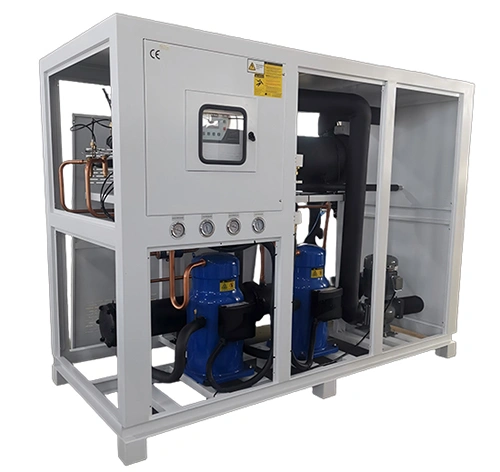 مبرد منخفض الحرارة مُبرَّد بالماء (مع ضاغط لولبي/ مكبسي)