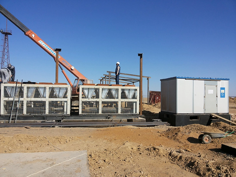 معدات وأنظمة التبريد الصناعية لـ صناعة الخرسانة